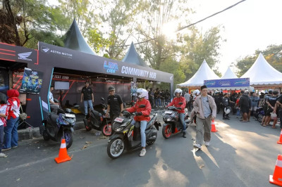 Astra Motor Jateng Hadirkan New Honda Vario Evo 160 pada Ajang Drag Bike Solo