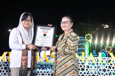 Gema Mars MTQ Nasional XXXI Pecahkan Rekor MURI, 288.219 Peserta Bernyanyi Serentak